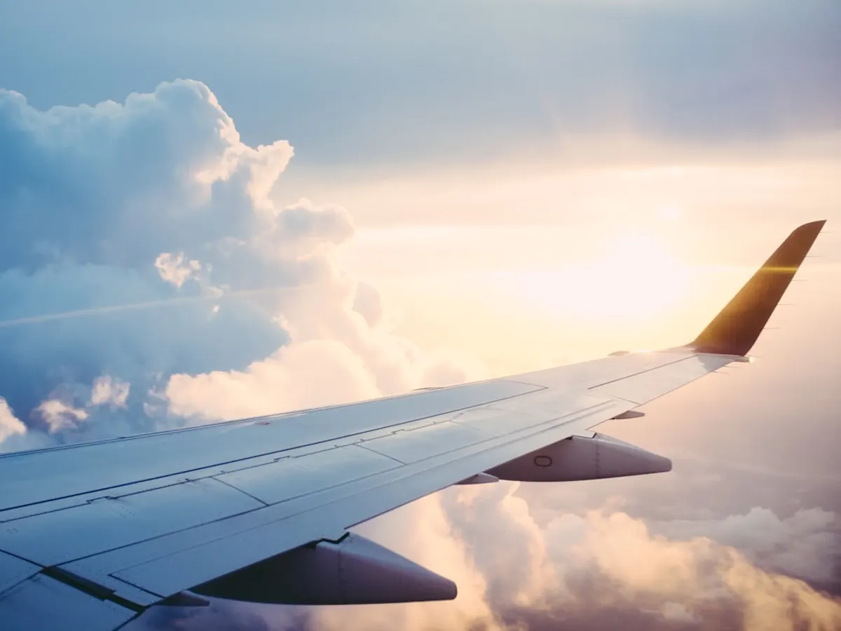 Travel agency website shown on a laptop with tour packages, umrah services and booking details